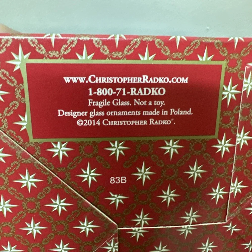 Christopher Radko thank see christmas